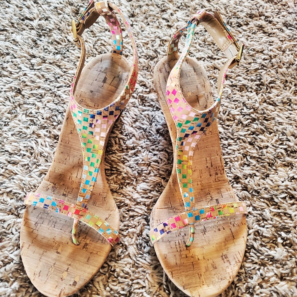 Vaneli cork wedge